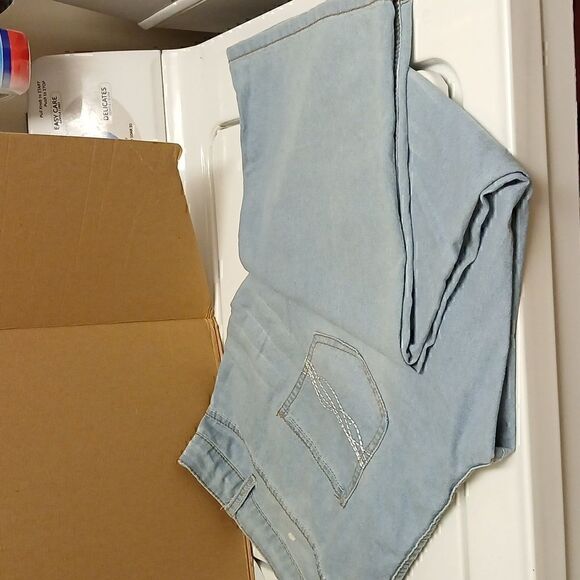 Women's 4X Stonewash Denim Blue Jeans - Picture 1 of 5